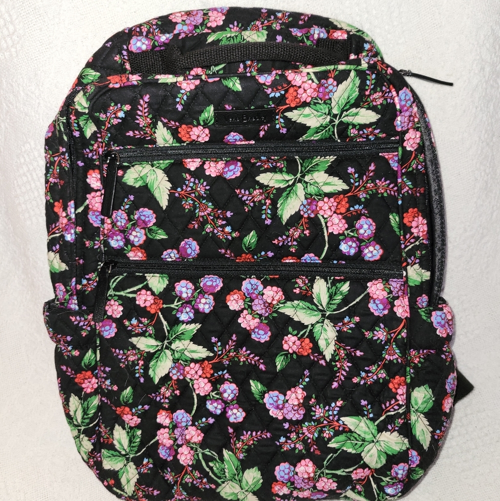 NWOT Vera Bradley Winter Berry Campus Tech Backpack